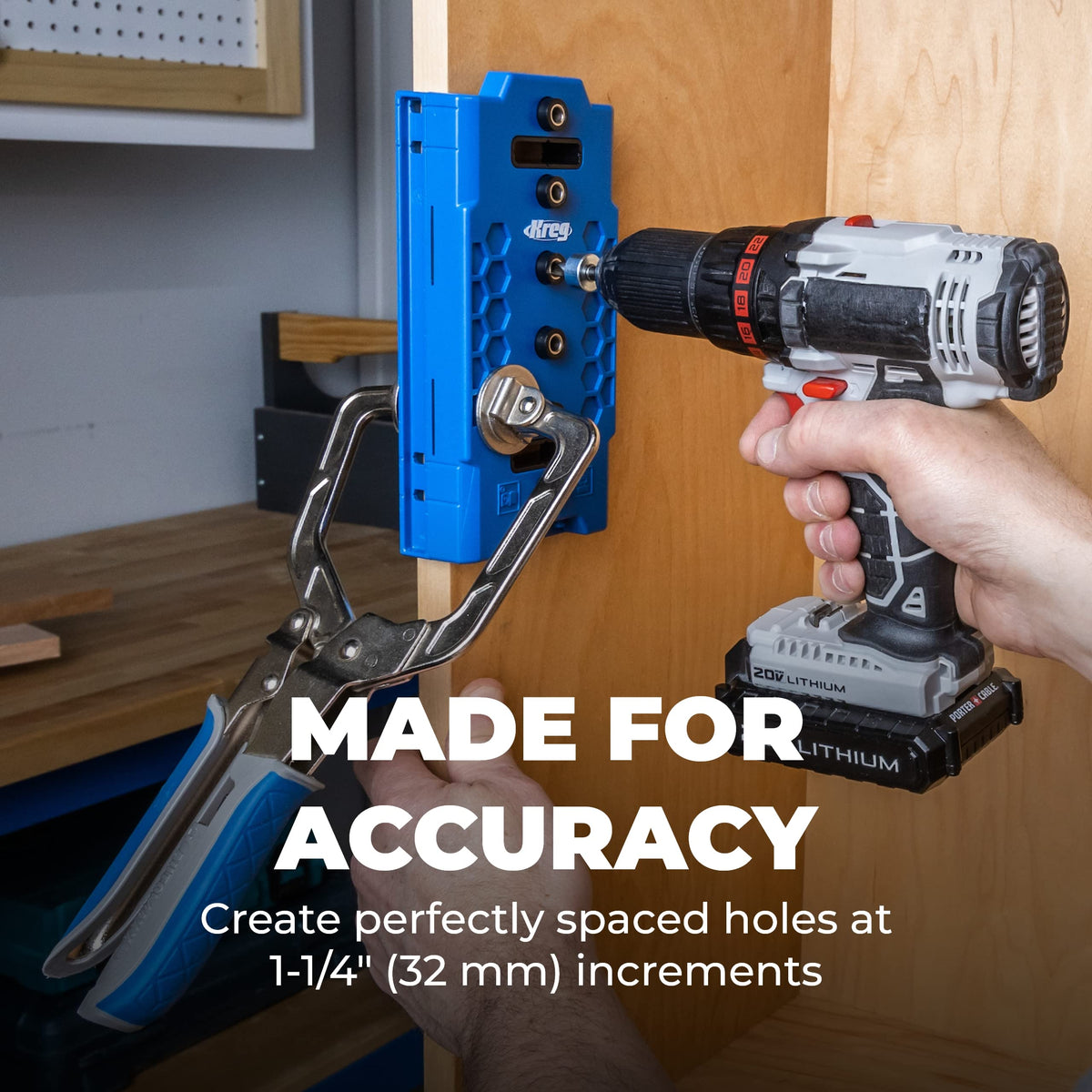 Kreg Shelf Pin Jig easy setup saves time on projects