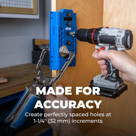 Kreg Shelf Pin Jig easy setup saves time on projects