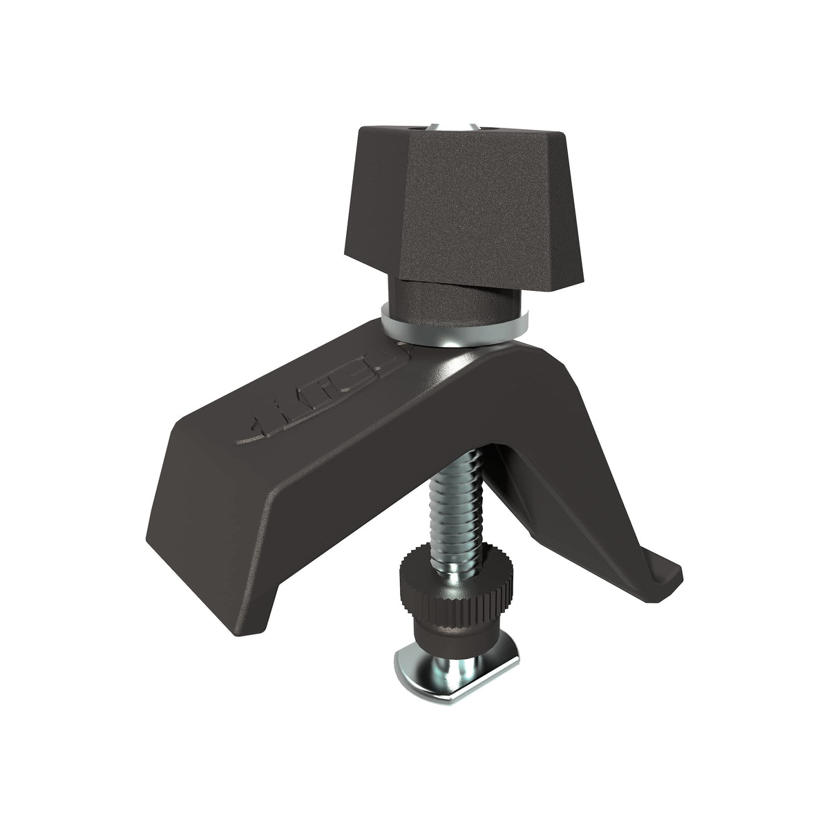 Kreg Track Clamps with Adaptive Cutting System guide track in use
