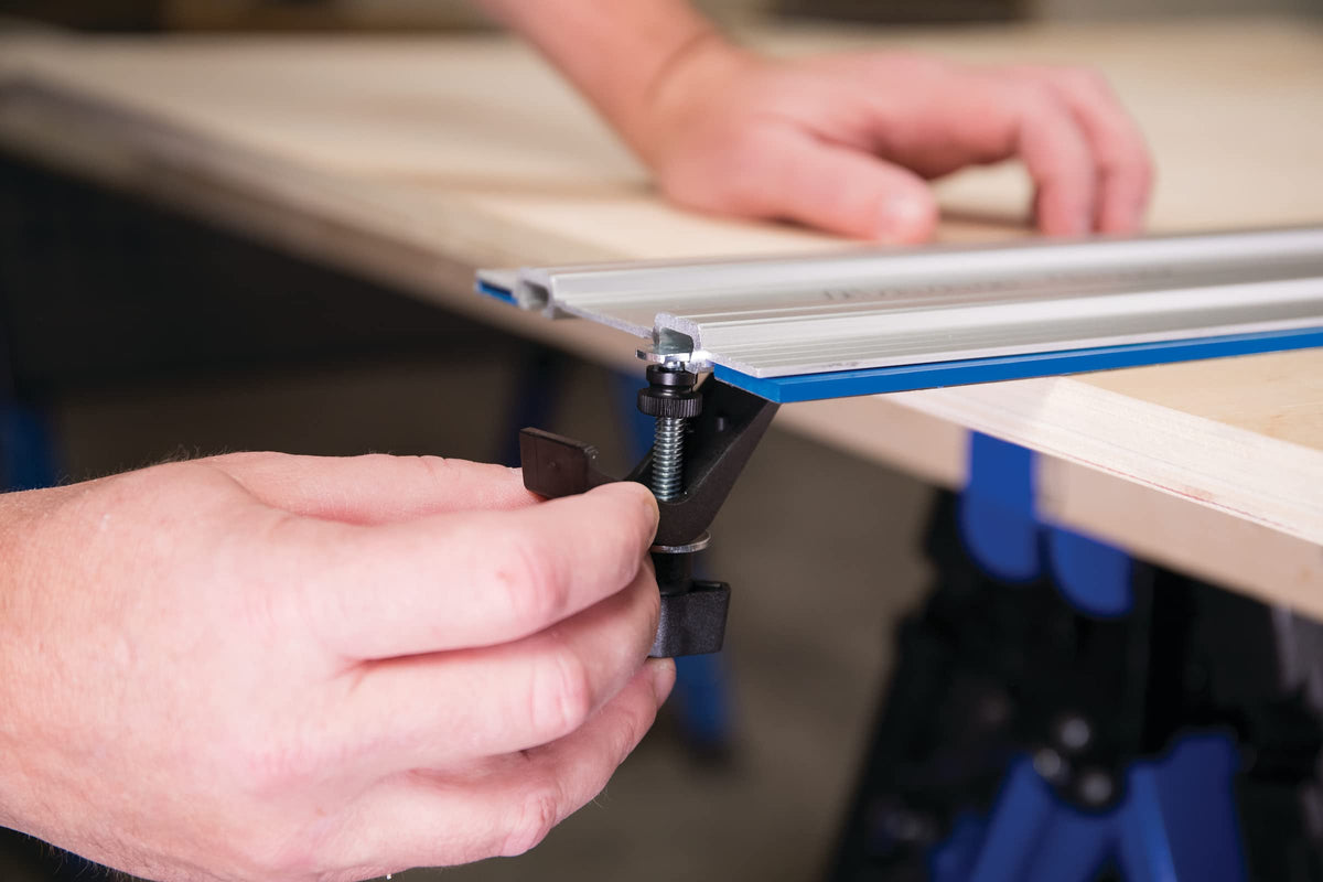 Kreg Track Clamps showcasing professional-grade woodworking quality