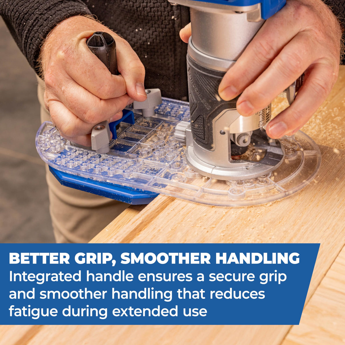 Kreg Trim Router Edge Guide enhances precision routing and repeatable results