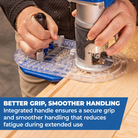 Kreg Trim Router Edge Guide enhances precision routing and repeatable results