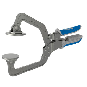 Kreg Automaxx 3-inch wood clamp in use for sturdy material grip