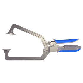 Kreg Wood Project Clamp Automaxx face close-up, showcasing instant thickness adjustment for precise clamping.