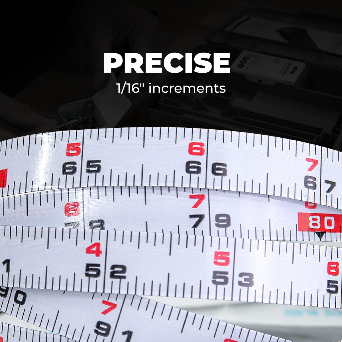 Kreg workbench layout reference shown near a saw fence for alignment tasks.