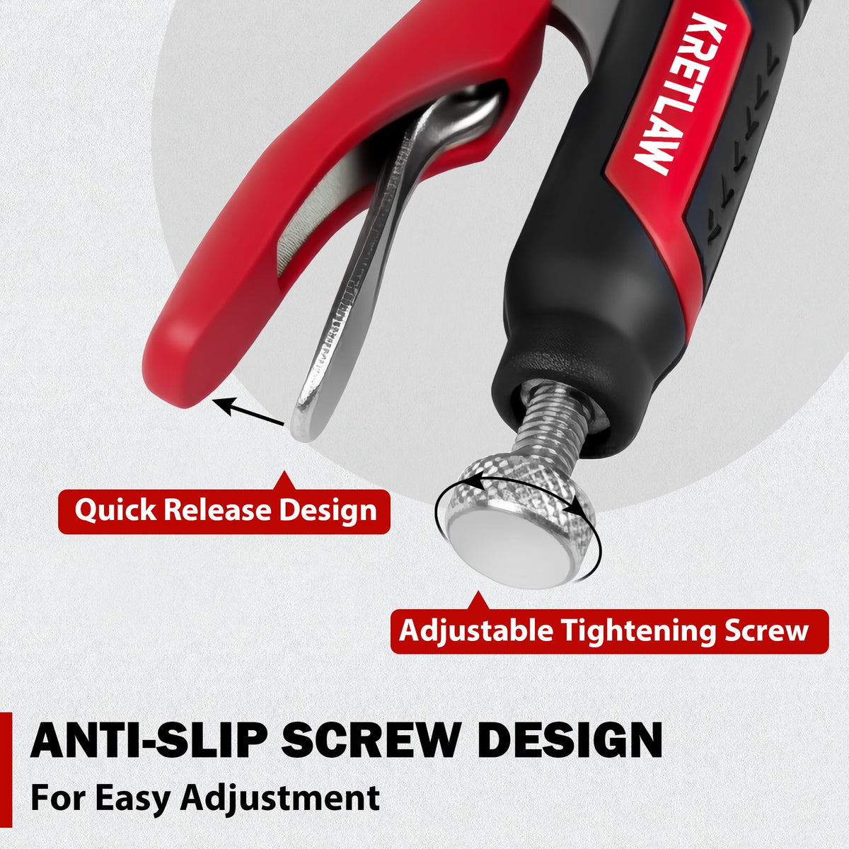 KRETLAW one-handed trigger release speeds up clamping tasks