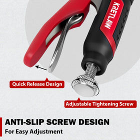 KRETLAW one-handed trigger release speeds up clamping tasks