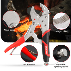KRETLAW long-nose pliers reach narrow spaces with precise grip.