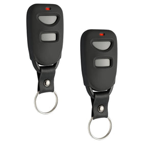 KrexGara remote front view with yellow learn button for easy pairing.