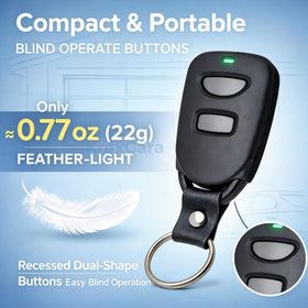 KrexGara remote in car dash for seamless driveway access.