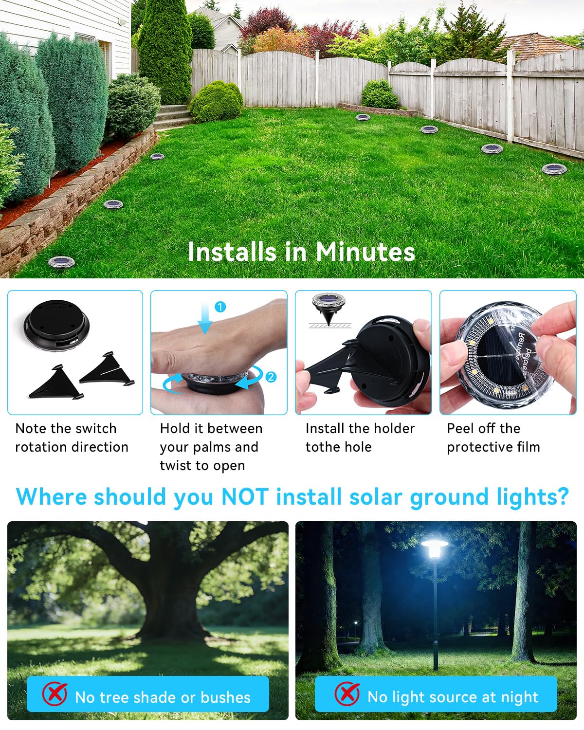 Krinzitt compact solar light marks driveways discreetly with a warm glow