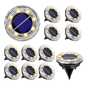 Krinzitt mini solar pathway light illuminating walkways for safer nighttime navigation