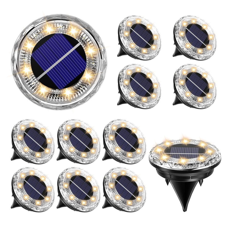 Krinzitt mini solar pathway light illuminating walkways for safer nighttime navigation