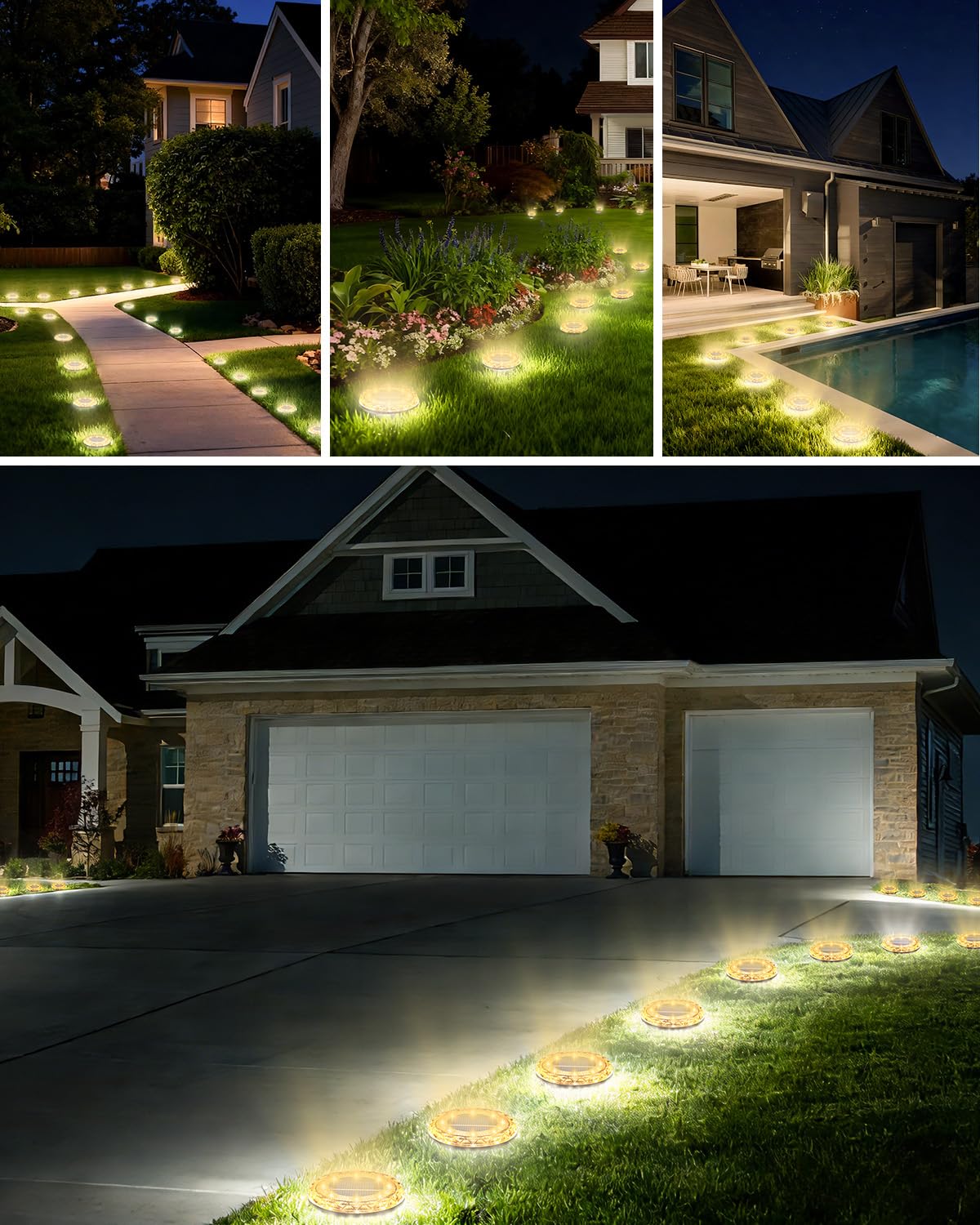 Krinzitt twelve-pack adds repeated, seamless lighting along paths and borders
