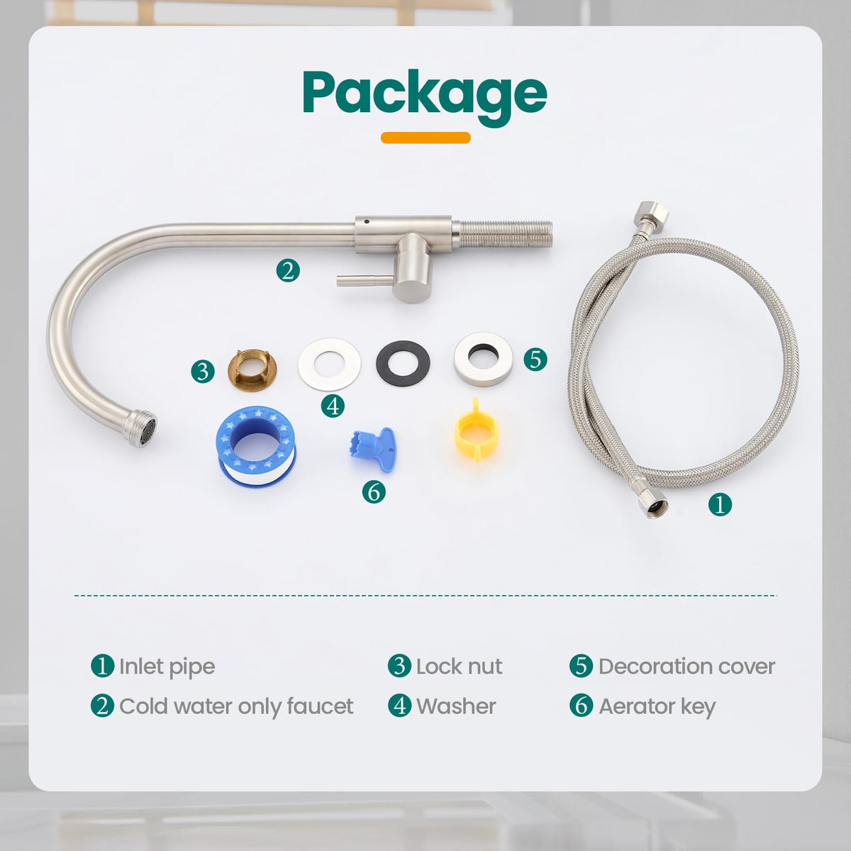 KroBer stainless steel construction supports outdoor and backyard cleaning tasks.