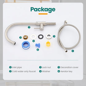 KroBer stainless steel construction supports outdoor and backyard cleaning tasks.
