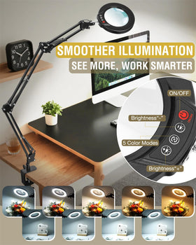 Krstlv five color modes with dimmable brightness for various tasks.