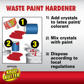 Krud Kutter compatible with latex and acrylic paints for versatile use.