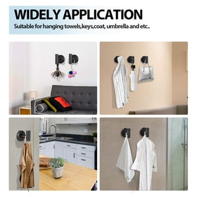 Kruodop towel hook for coats and bags, wall mount saves space.