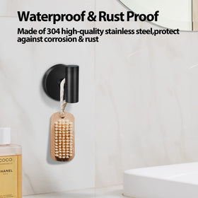 Kruodop towel hook heavy-duty door hanger, durable hook for towels and bags.