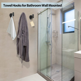 Kruodop towel hook kitchen bathroom use, sleek installation fits compact spaces.