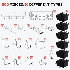 KRUXTO six-ring tool holders keep small tools within easy reach.
