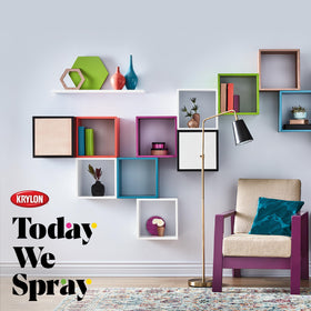 Krylon chalkboard paint quart pack ideal for home or workshop projects.