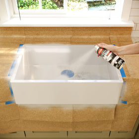 Krylon chip resistant durable finish suitable for glass and ceramic tiles