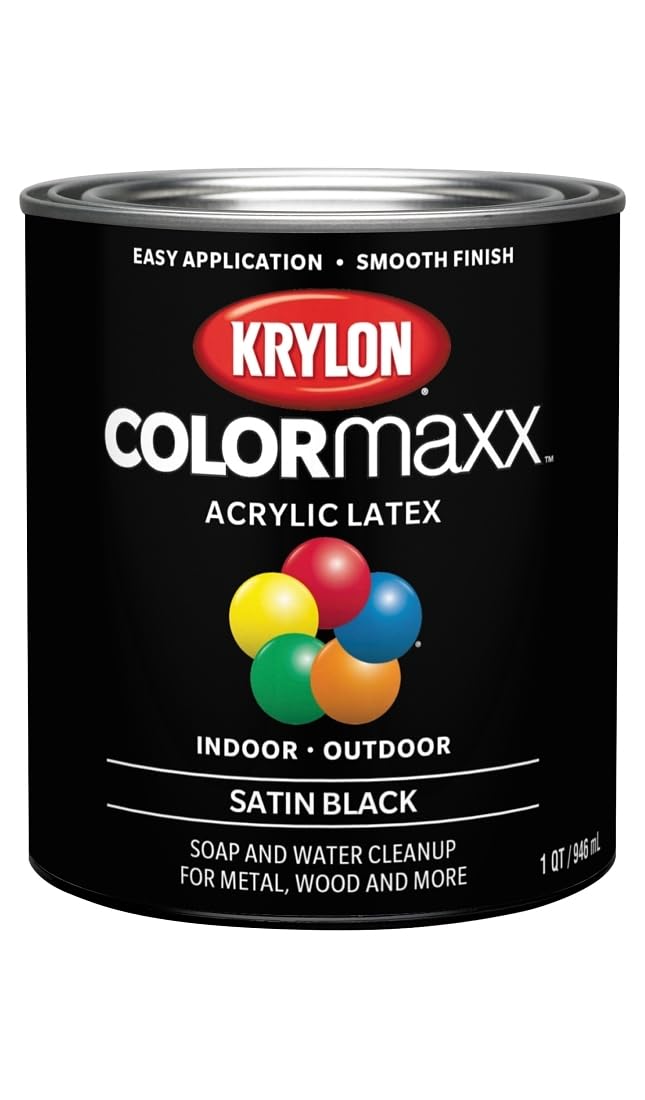 Krylon COLORmaxx brush-on paint bottle for easy project touchups.