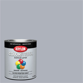 Krylon COLORmaxx on wood and metal shows strong adhesion and durability.