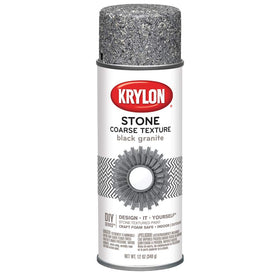 Krylon K18201 coarse stone texture spray for rugged stone finish on decor