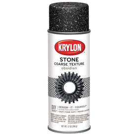 Krylon Obsidian coarse stone texture spray for crafts and décor