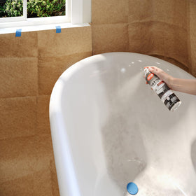 Krylon porcelain like finish spray for tubs sinks and tile surfaces