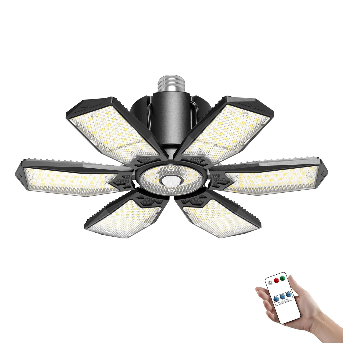 Kryoza Motion Sensor Garage Light with remote control for easy distance operation