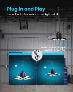 Kryoza nine-point-eight-four-foot power cable allows flexible installation in varied spaces.