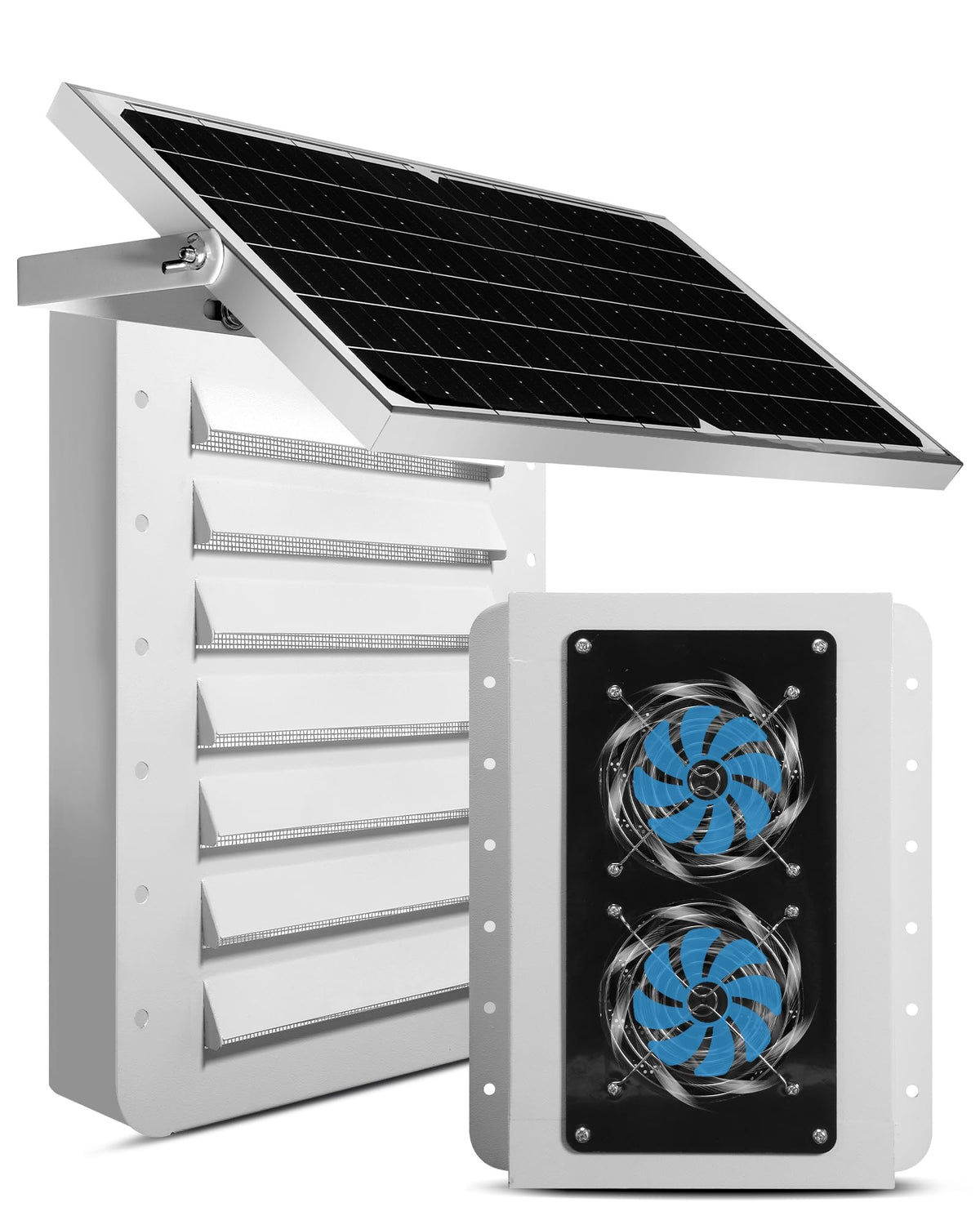 Krysolad heavy steel vent screen on container side improves airflow