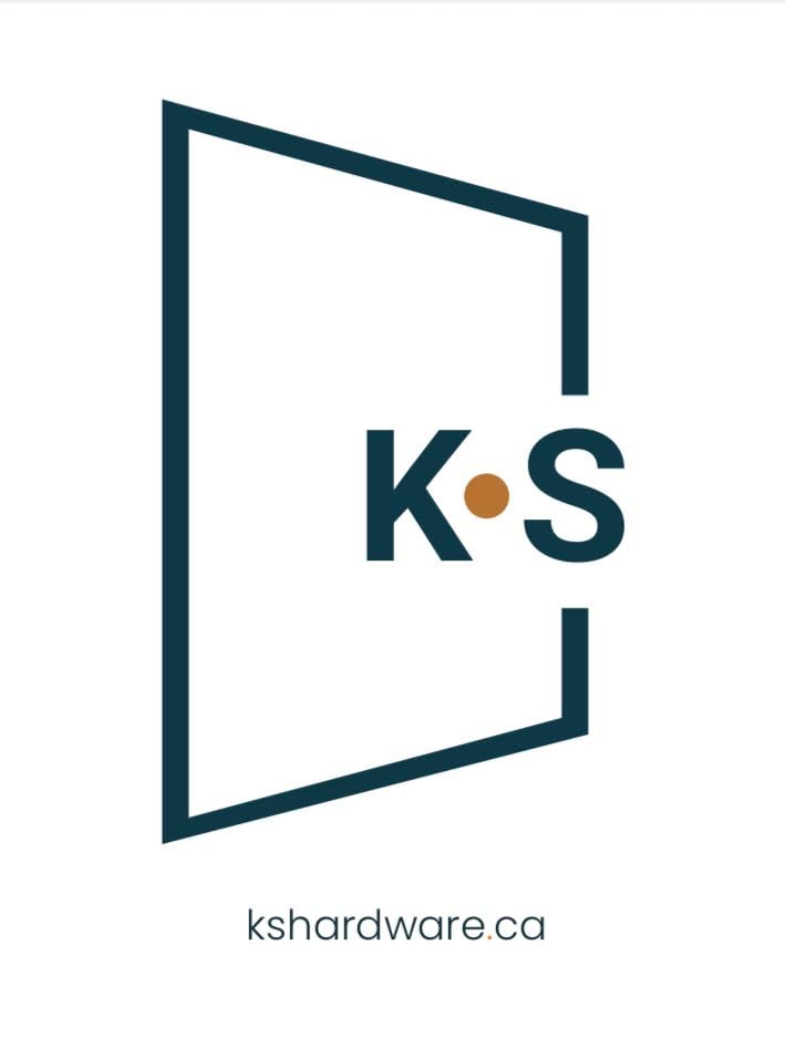 KS Hardware white door sweep profile blends well