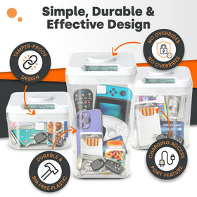 KSafe Mini base in white for portable use at home or desk