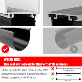 Kscjdg heavy-duty weather seal seals gaps to improve energy efficiency.