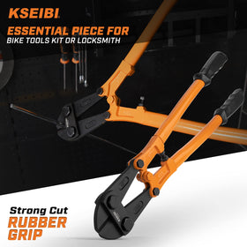 KSEIBI 24-inch bolt cutter handles medium padlocks securely.