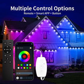 KSIPZE smart LED outdoor lights app control for color and scenes.