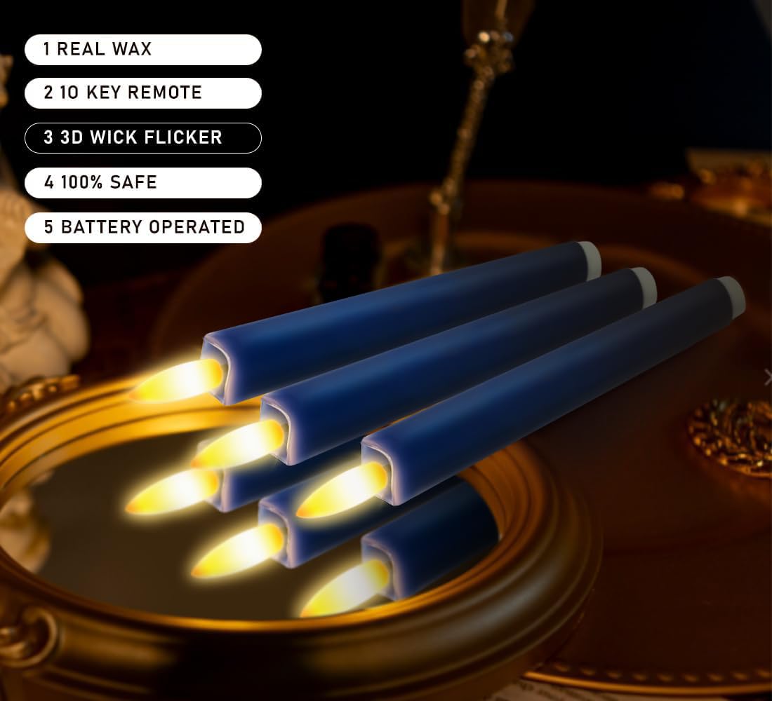KSWING long-life LED candle bulbs delivering extended ambiance
