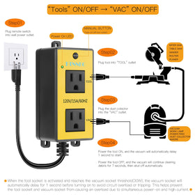 KTNNKG remote-control outlet setup enables quick tool switching