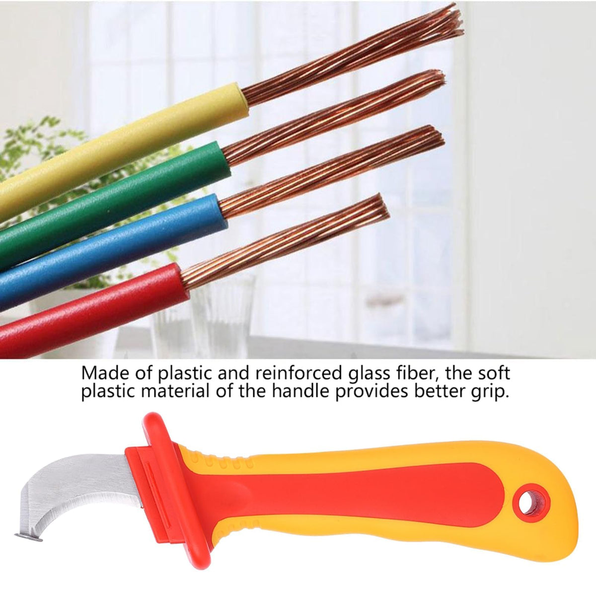 Ktsxxops leaf-shaped end design prevents wire slipping during stripping.