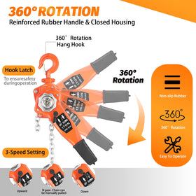 Kuailebuy compact, lightweight hoist ideal for garages