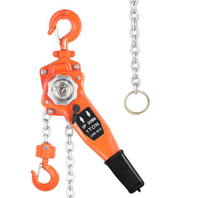 Kuailebuy lever chain hoist with 1-ton capacity for sturdy lifting