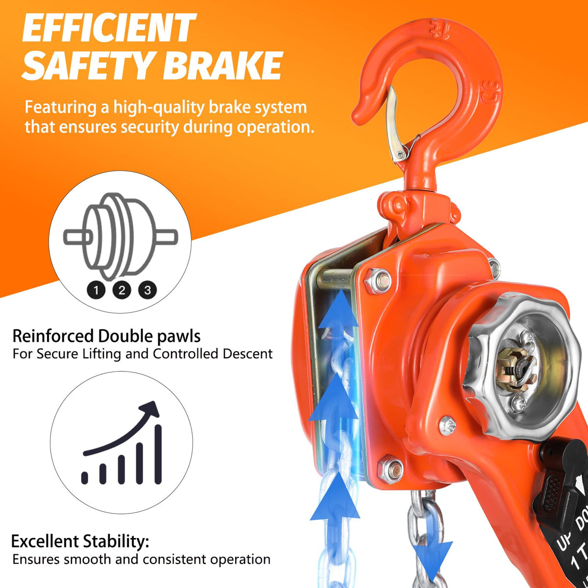 Kuailebuy two-hook design enables flexible lifting configurations
