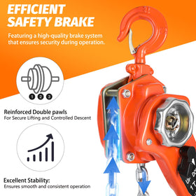 Kuailebuy two-hook design enables flexible lifting configurations