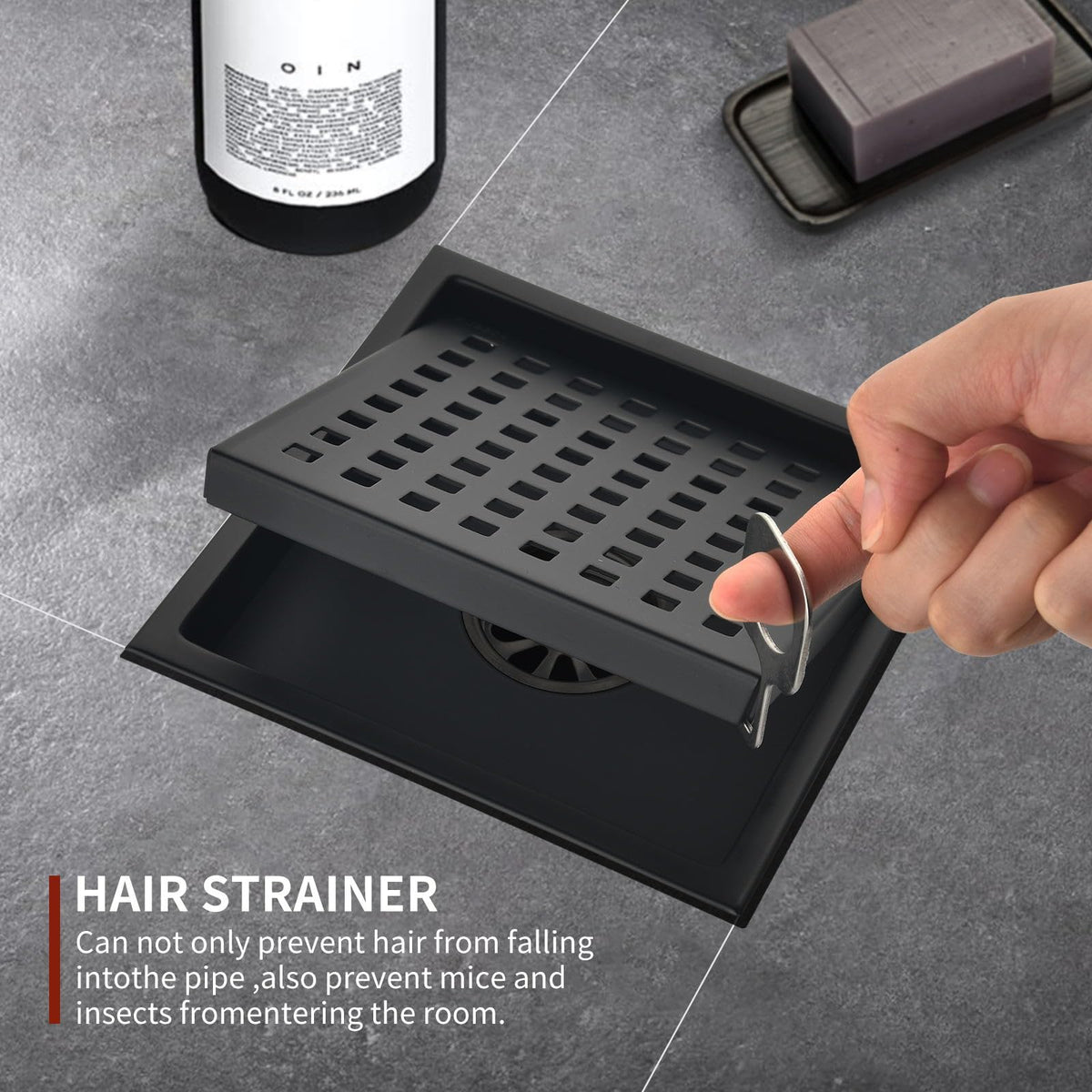 Kuaisailsk 2-pack shower drain set emphasizes value and versatile placement