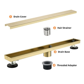 Kuaisailsk adjustable feet simplify height leveling during installation.